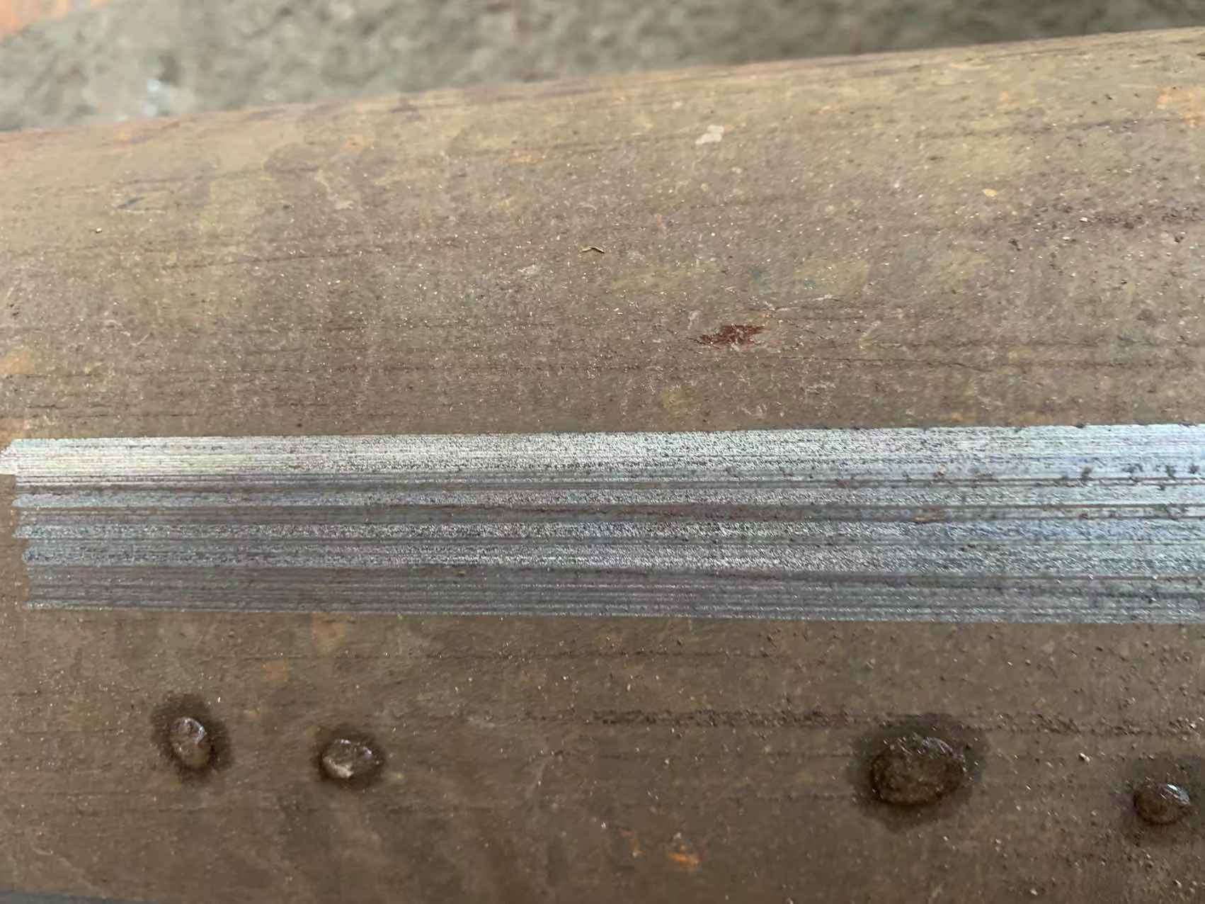 火車輪軸激光除銹